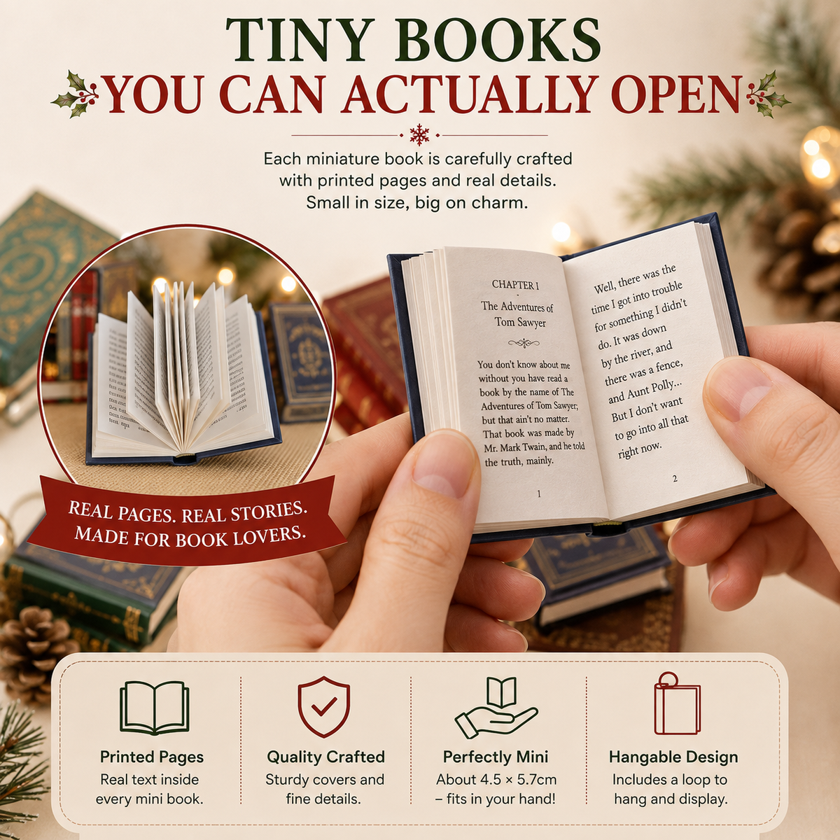 🎄 25 Days. 25 Tiny Books. One Magical Christmas.