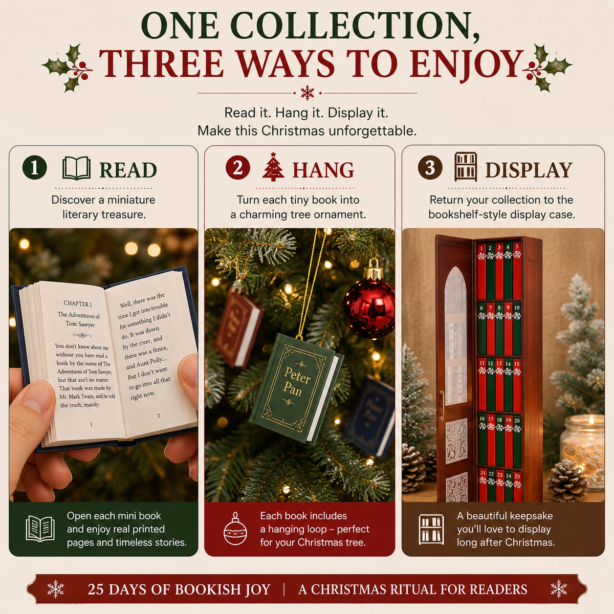 🎄 25 Days. 25 Tiny Books. One Magical Christmas.