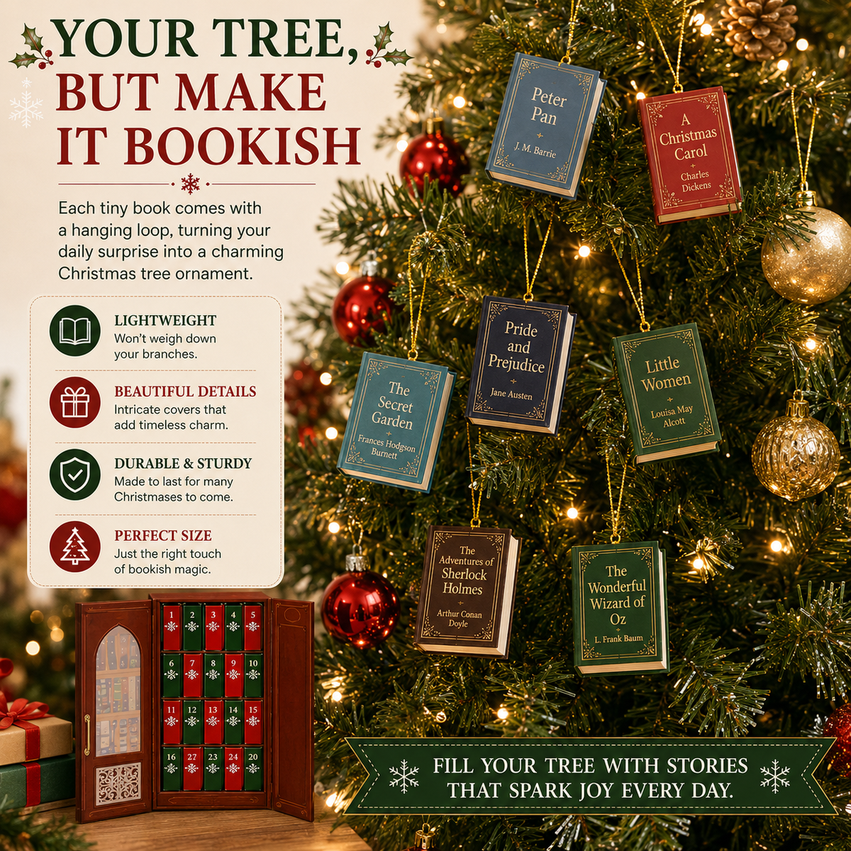 🎄 25 Days. 25 Tiny Books. One Magical Christmas.