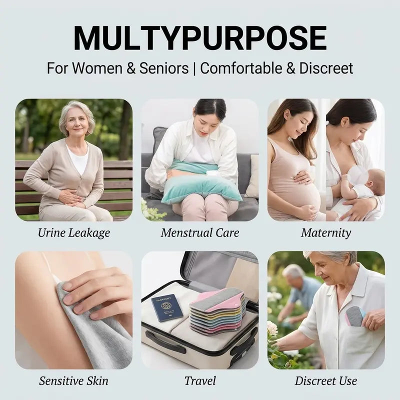 Women's Reusable Graphene Leak-Proof Incontinence Pads