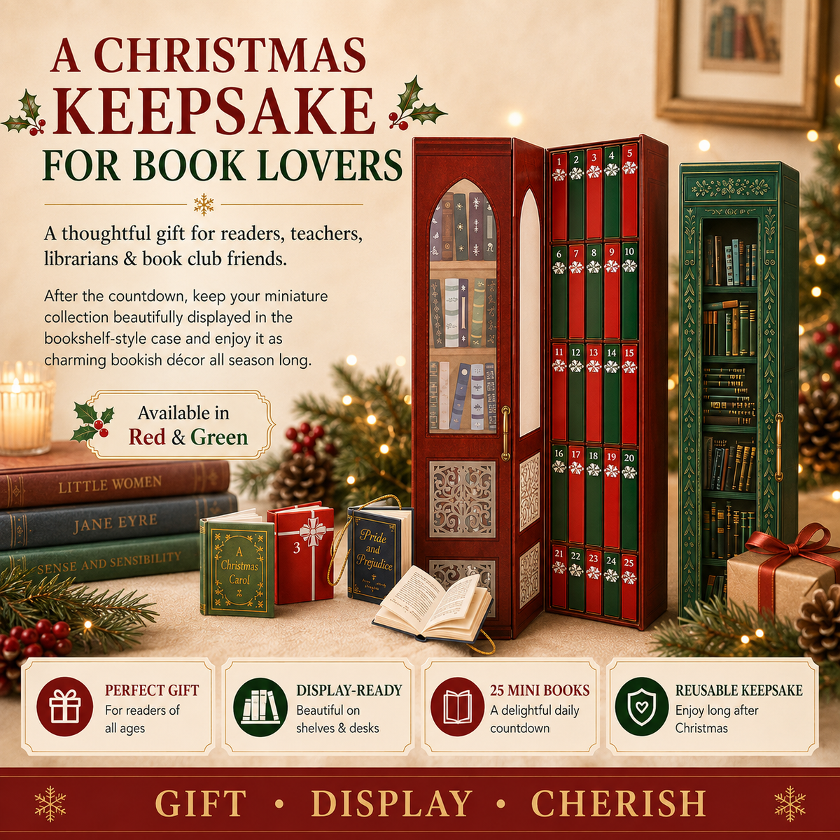 🎄 25 Days. 25 Tiny Books. One Magical Christmas.