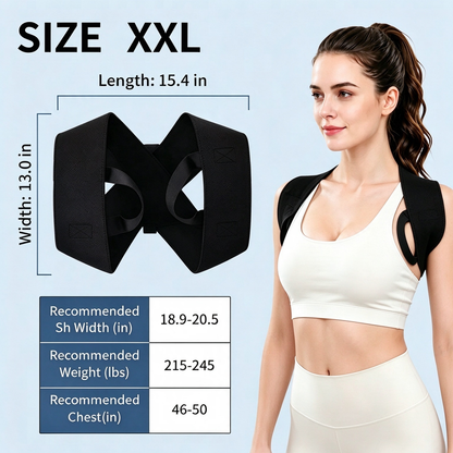 Shoulder Straps - Posture Support Straps for Men & Women – Elastic Back Support 🧘