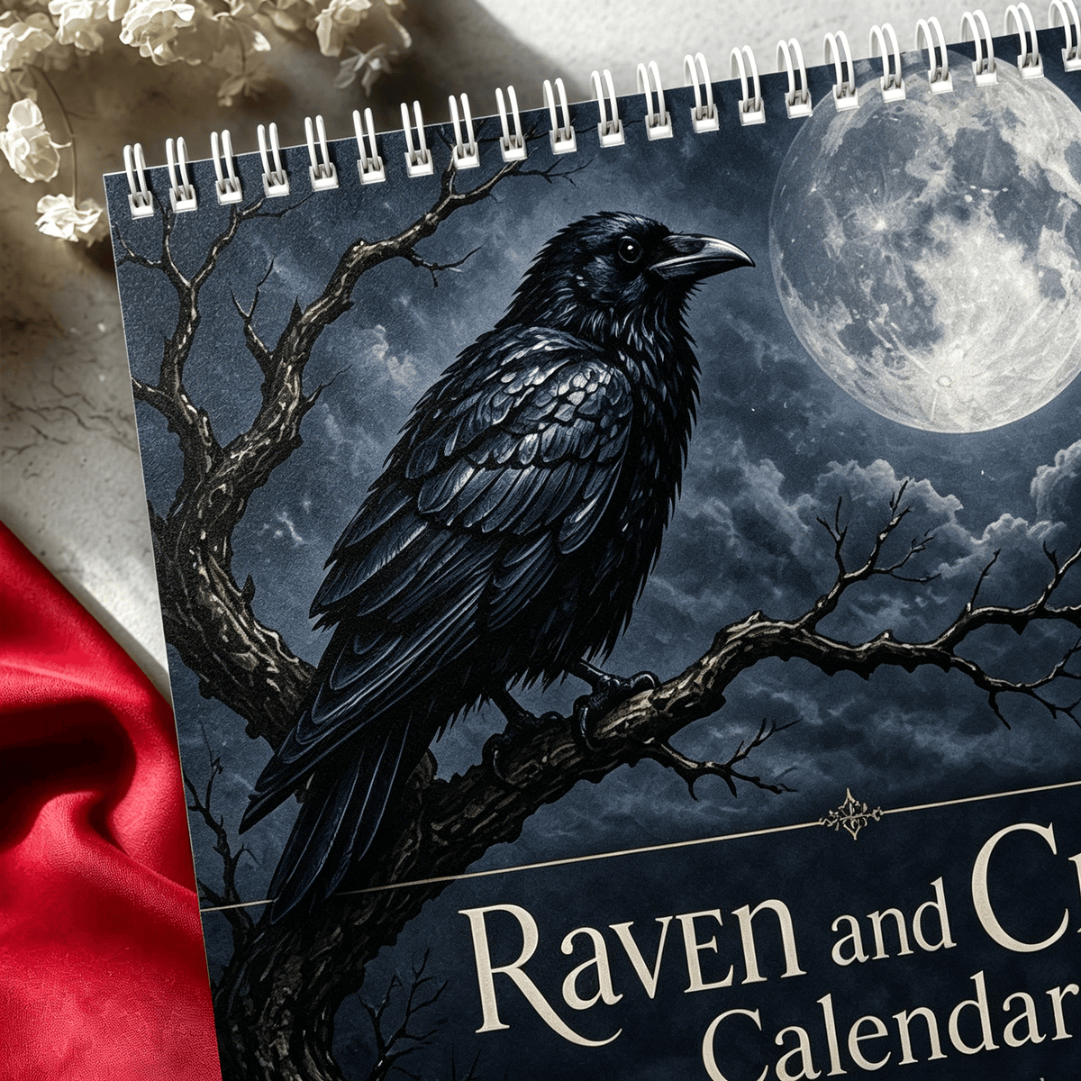 🐦‍⬛ A Year In The Shadows — Raven & Crow 2027 Gothic Wall Calendar