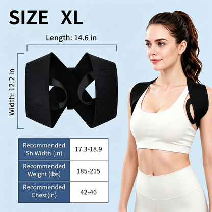 Shoulder Straps - Posture Support Straps for Men & Women – Elastic Back Support 🧘