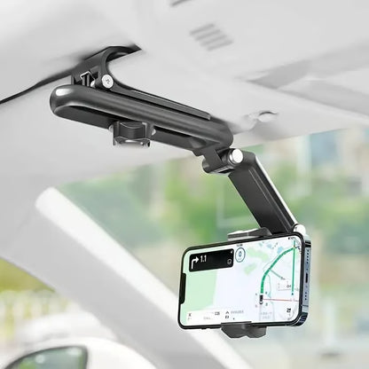 🏆New 1080° Multi-function Sun Visor Universal 360 Degree Rotating Phone Holder
