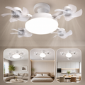 2-in-1 LED Fan Bulb with Remote Control for Bedroom, Kitchen & Home Cooling