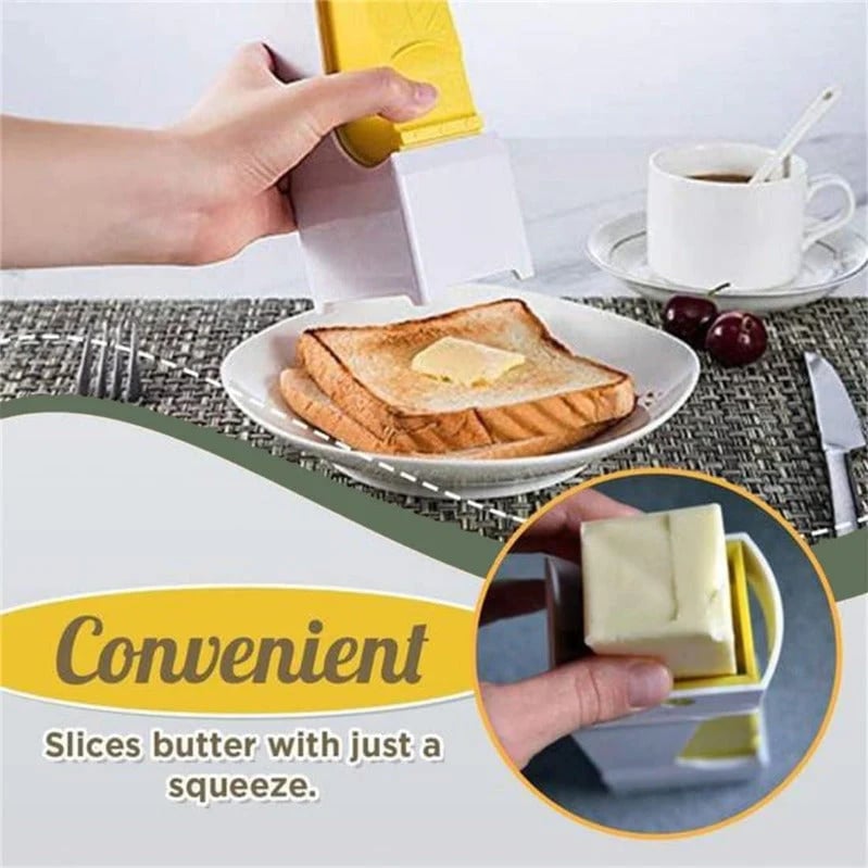 One-Click Butter Slicer🧈 Slice Even Butter Cubes Easily