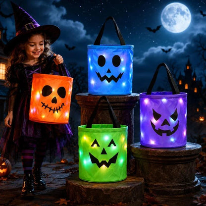 LED Halloween Pumpkin Candy Bags🎃