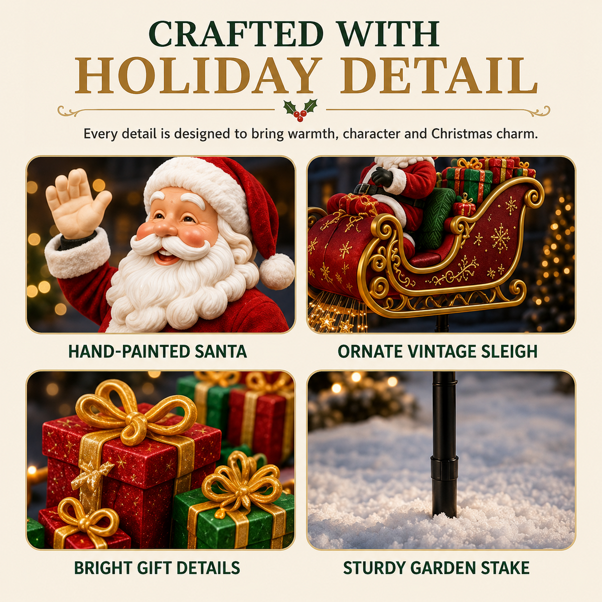 ✨ 2026 New Santa’s Flying Sleigh Gift Cascade