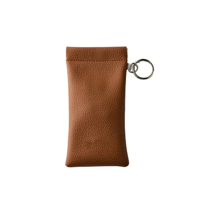 Soft PU Leather Sunglasses Pouch Elastic Opening Eyeglasses Bag 🕶️