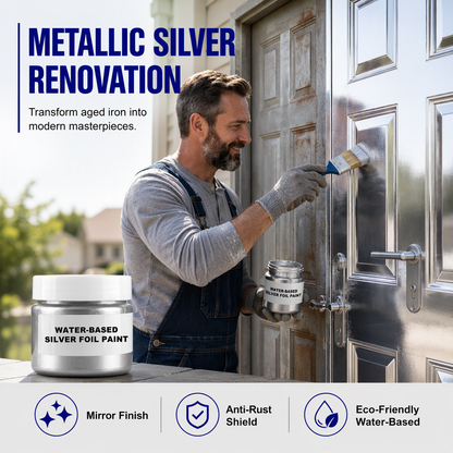 Water Based Metallic Silver Outdoor Anti Rust for Metal Renovation