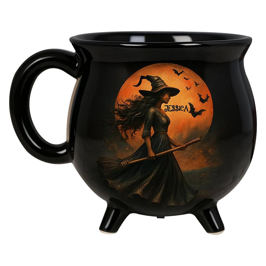 Halloween Witchy Cauldron Mug - Personalized Halloween Gifts