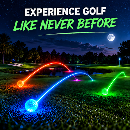 🏌️ Glow-in-the-Dark Golf Balls – 6-Pack