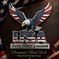 🇺🇸250th Anniversary- ★USA Faith, Family & Freedom★ Metal Emblem