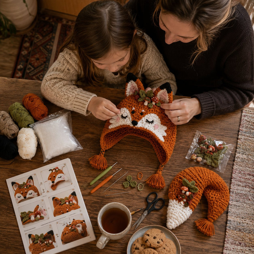 Fantasy Hood Hat DIY Crochet Kit