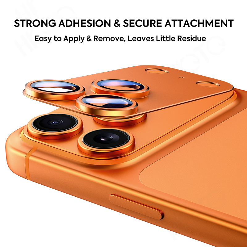 iPhone 17/Air/17 Pro/17 Pro Max Camera Lens Protector, 9H Tempered Glass AR Anti-Glare Full Coverage