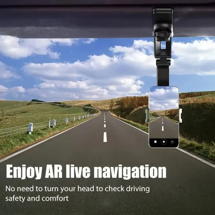 🏆New 1080° Multi-function Sun Visor Universal 360 Degree Rotating Phone Holder