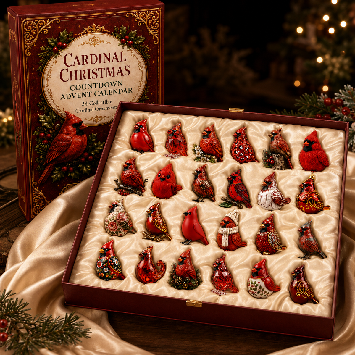 ✨Cardinal Christmas 24-Day Countdown Calendar – Limited Anniversary Edition