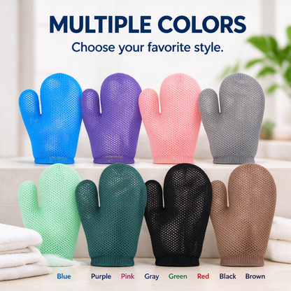 Honeycomb Mesh Shower Scrub Gloves - image 9