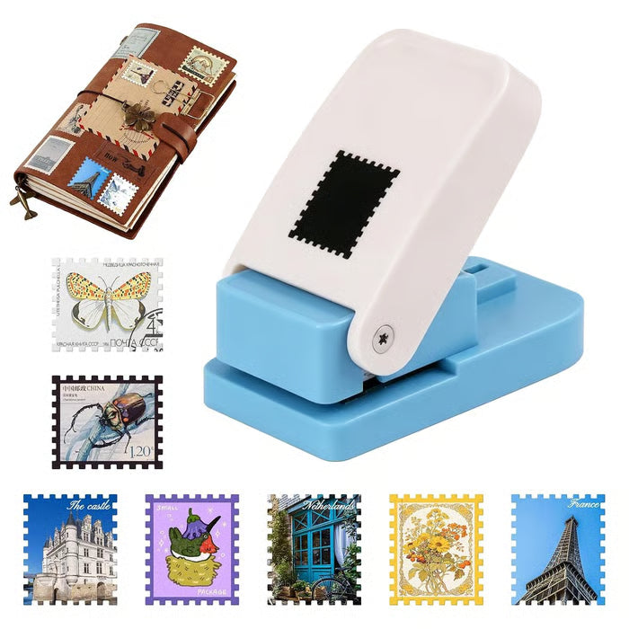 Stamp Punch,Postage Stamp Puncher, Lever Paper Punches for Crafting & Scrapbooking