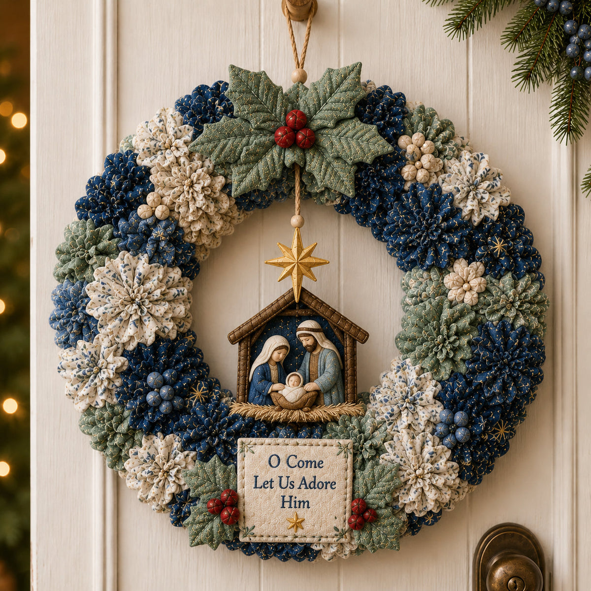 3D Fabric Poke Wreath DIY Kit🎄