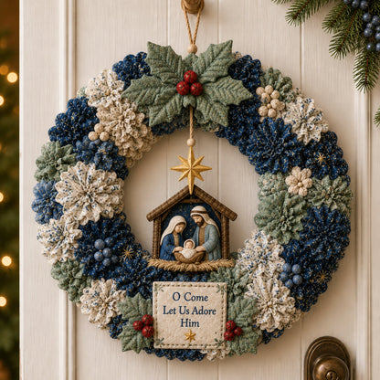 3D Fabric Poke Wreath DIY Kit🎄