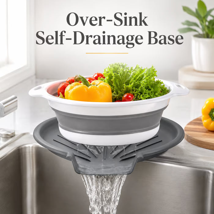 🥬 3-Piece Collapsible Colander Set