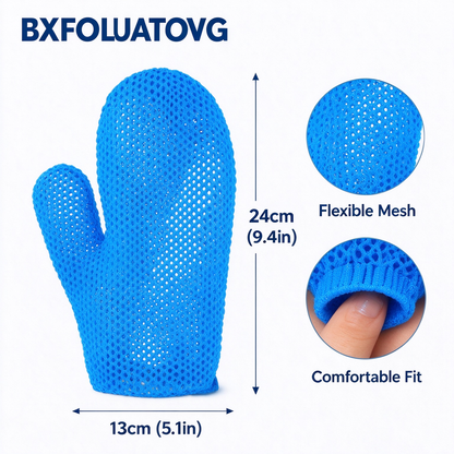 Honeycomb Mesh Shower Scrub Gloves - image 6