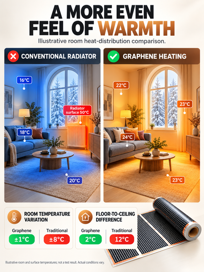 2026 All New German High-Tech Graphene Wall Heater