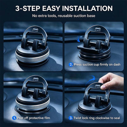 Car Phone Holder 360 Degree Rotation, Suitable for Car Navigation In-Car Dashboard 📱