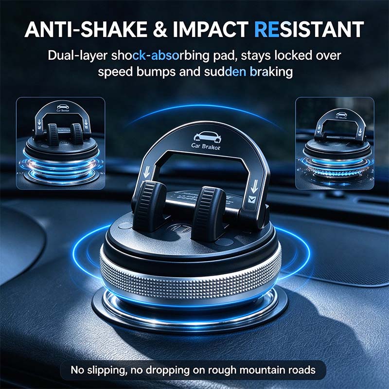 Car Phone Holder 360 Degree Rotation, Suitable for Car Navigation In-Car Dashboard 📱