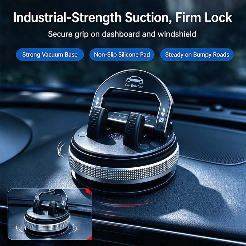 Car Phone Holder 360 Degree Rotation, Suitable for Car Navigation In-Car Dashboard 📱