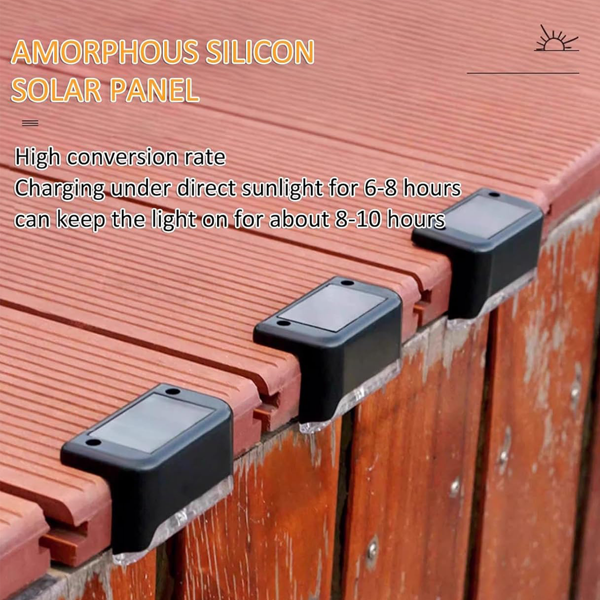 Solar Deck Lights –Waterproof LED