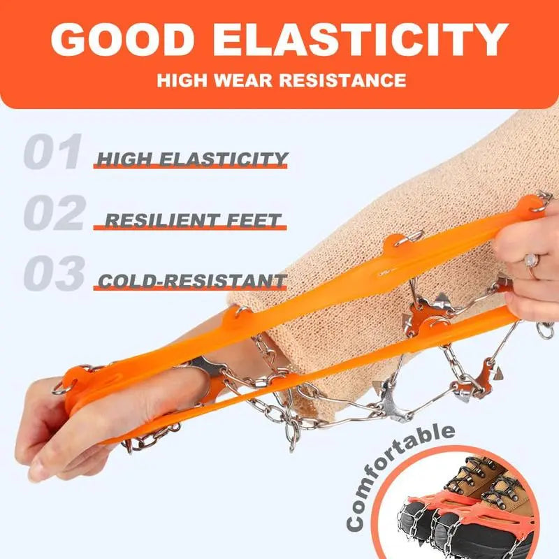 🧊 Ice Cleats for Shoes – Anti-Slip Snow Grips for Winter Walking & Hiking
