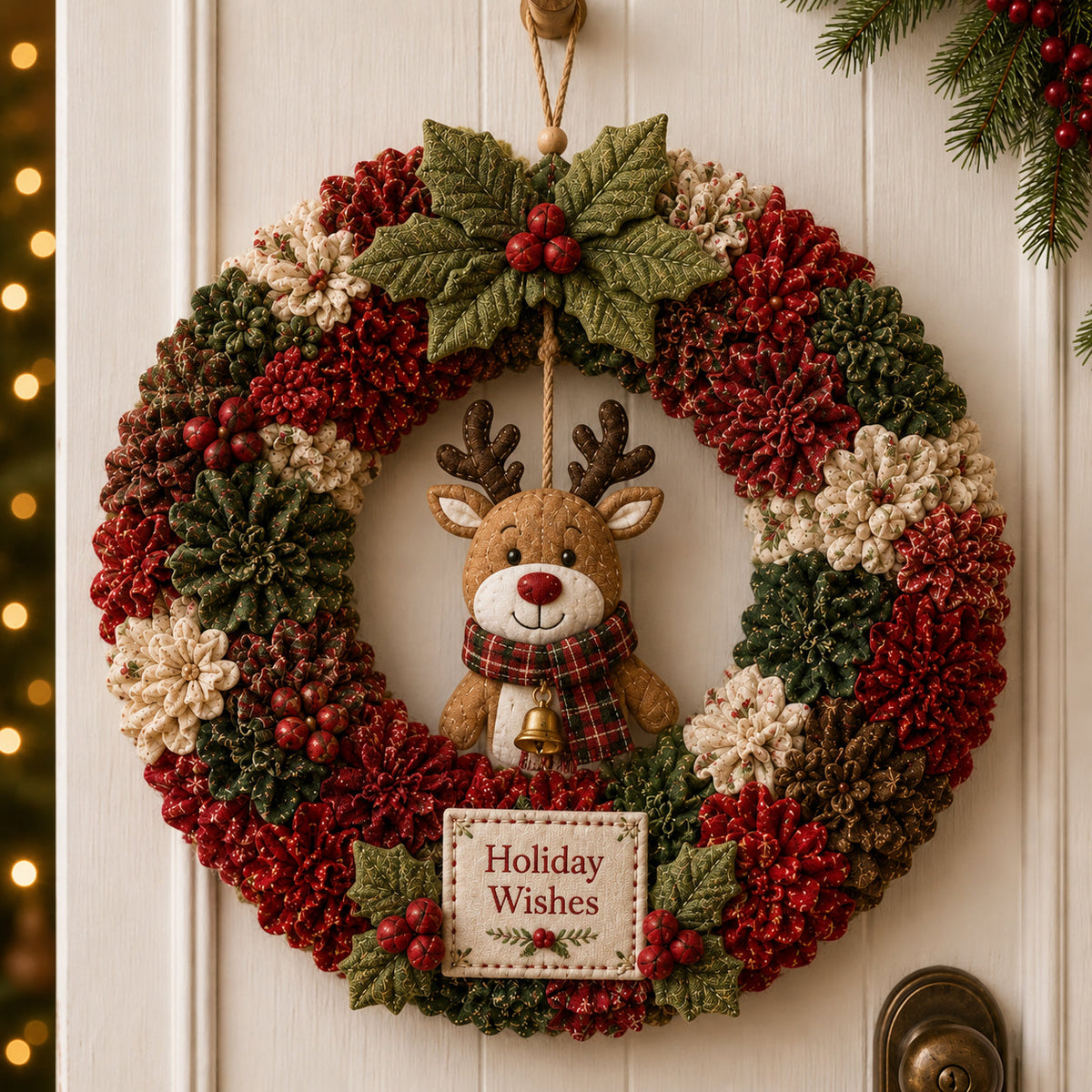 3D Fabric Poke Wreath DIY Kit🎄