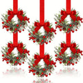 🎀Mini Christmas wreaths for cabinets — the ultimate festive magic