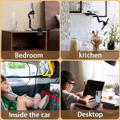 🏆New 1080° Multi-function Sun Visor Universal 360 Degree Rotating Phone Holder