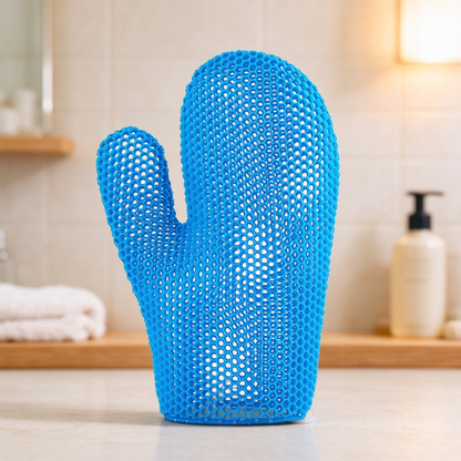 Honeycomb Mesh Shower Scrub Gloves - image 10