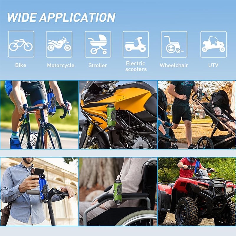 Self-Adjusting Outdoor Bottle Holder – Reinforced, Non-Slip, Auto-Lock