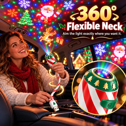 🎅USB Christmas Projector – Transform Your Windows into a Magical Holiday Light Show!🎄