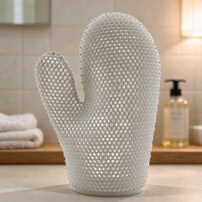 Honeycomb Mesh Shower Scrub Gloves - image 13