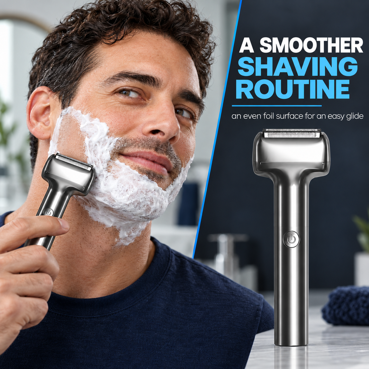 2026 Men's Rechargeable Foil Electric Shaver