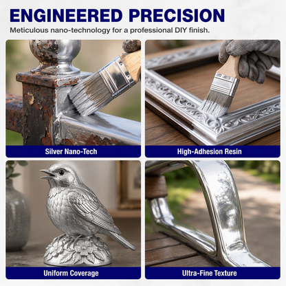 Water Based Metallic Silver Outdoor Anti Rust for Metal Renovation
