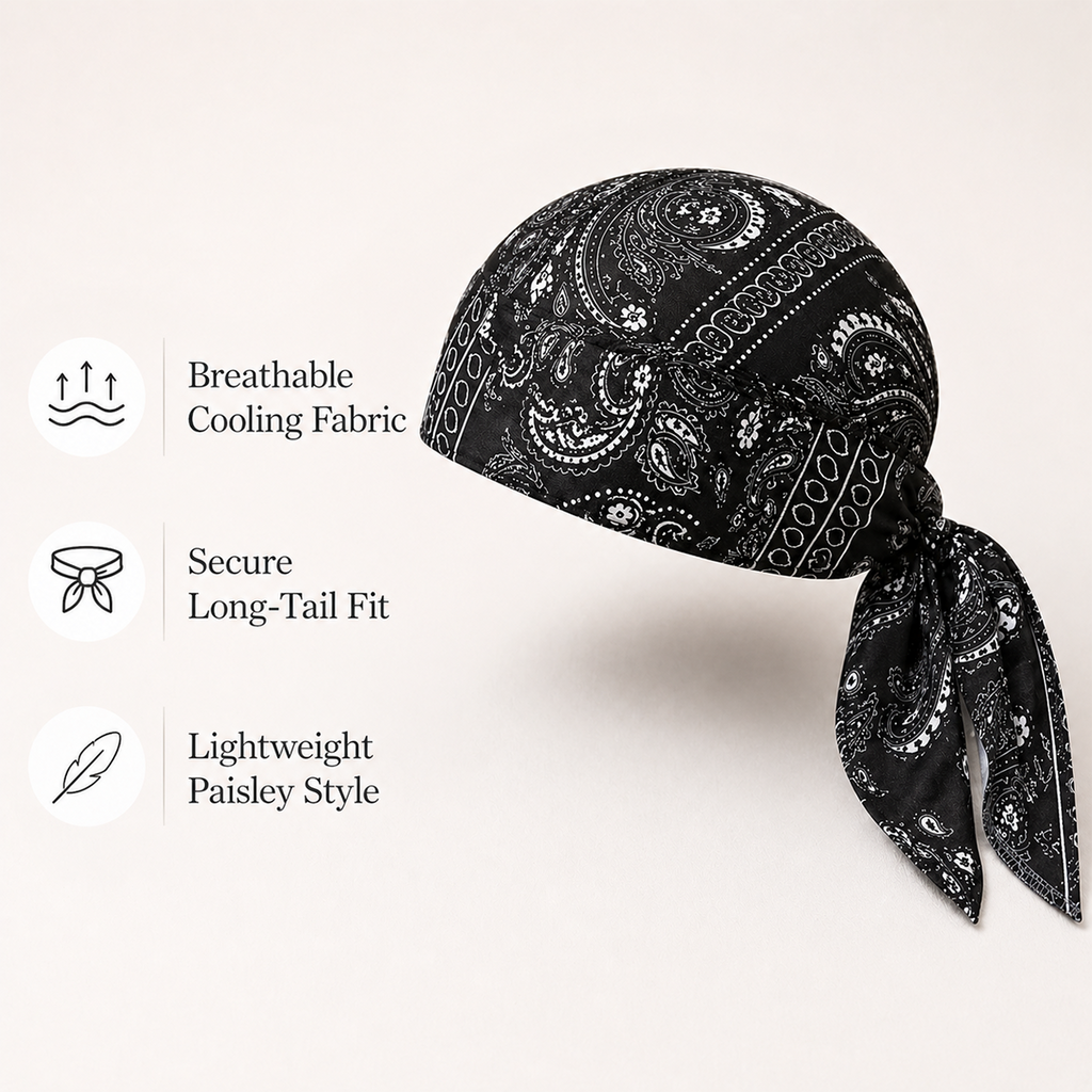 Paisley Cooling Headscarf Cap