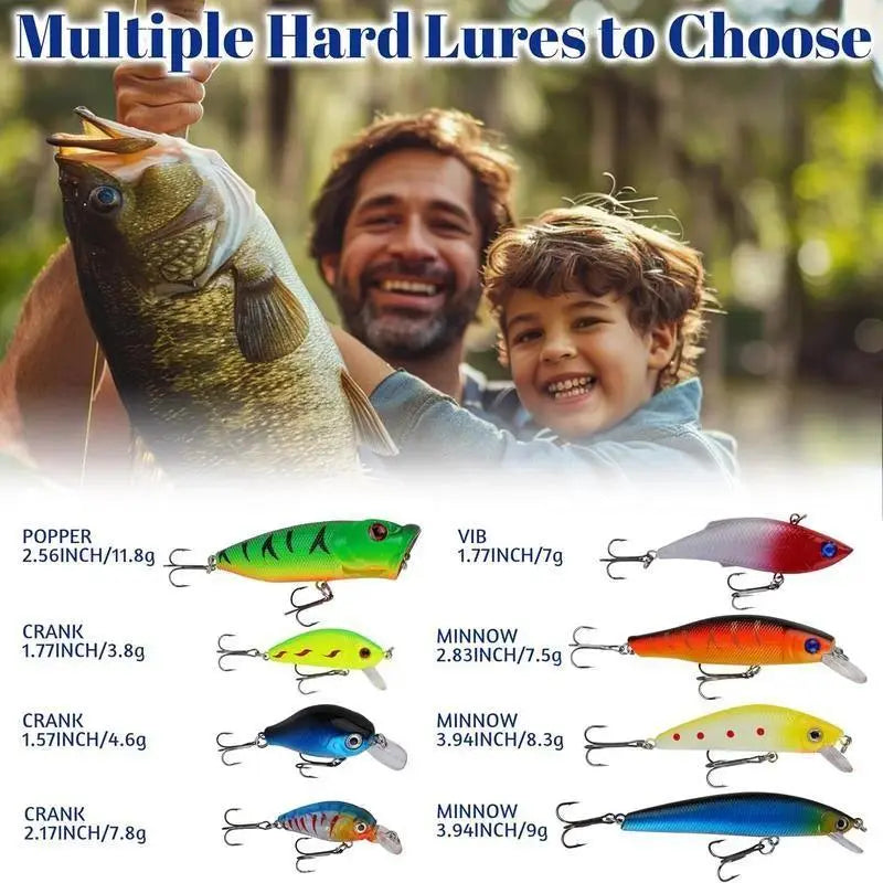 2026 Fishing Lure Advent Calendar – 24-Day Christmas Countdown with Fishing Tackle Surprises