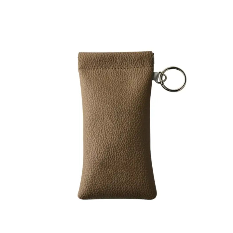 Soft PU Leather Sunglasses Pouch Elastic Opening Eyeglasses Bag 🕶️
