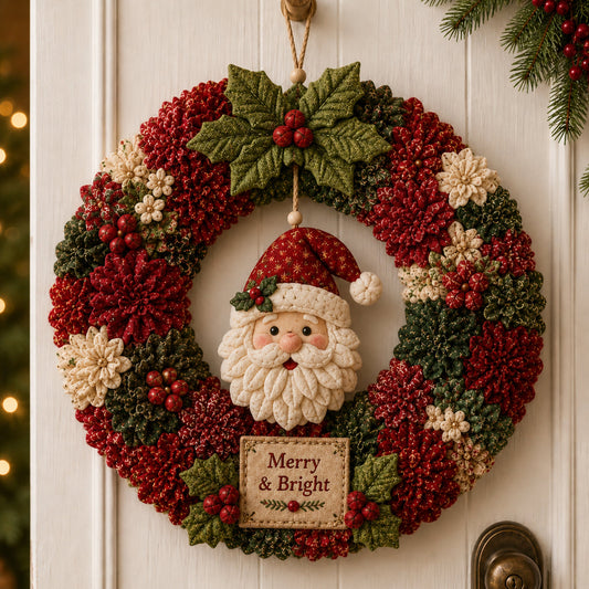 3D Fabric Poke Wreath DIY Kit🎄