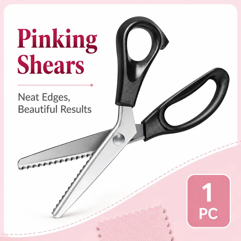 ⭐ Stainless Steel Zig Zag Scissors with Serrated Teeth