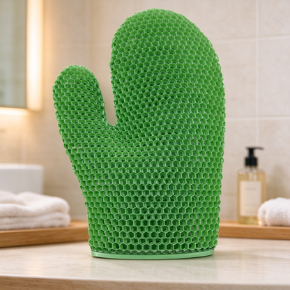 Honeycomb Mesh Shower Scrub Gloves - image 19