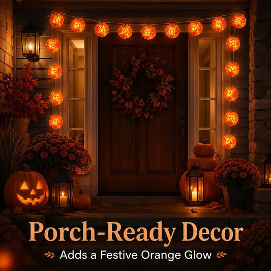 10Ft 20 Led The Dead Decorations Marigold Garland Lights String for Day